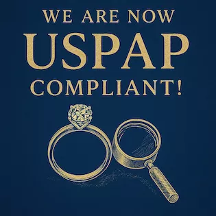 We Are Now USPAP Compliant! What That Means for You as a Jewelry Client
